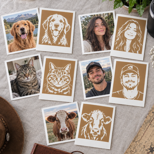 5 Custom Stencils